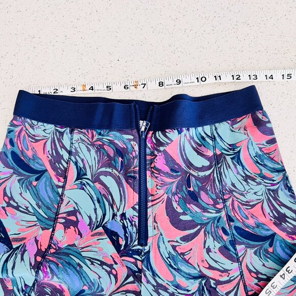 Saturday Sunday Anthropologie Jogger Pant Purple Blue Pink Terry Zip Small S - Picture 9 of 9